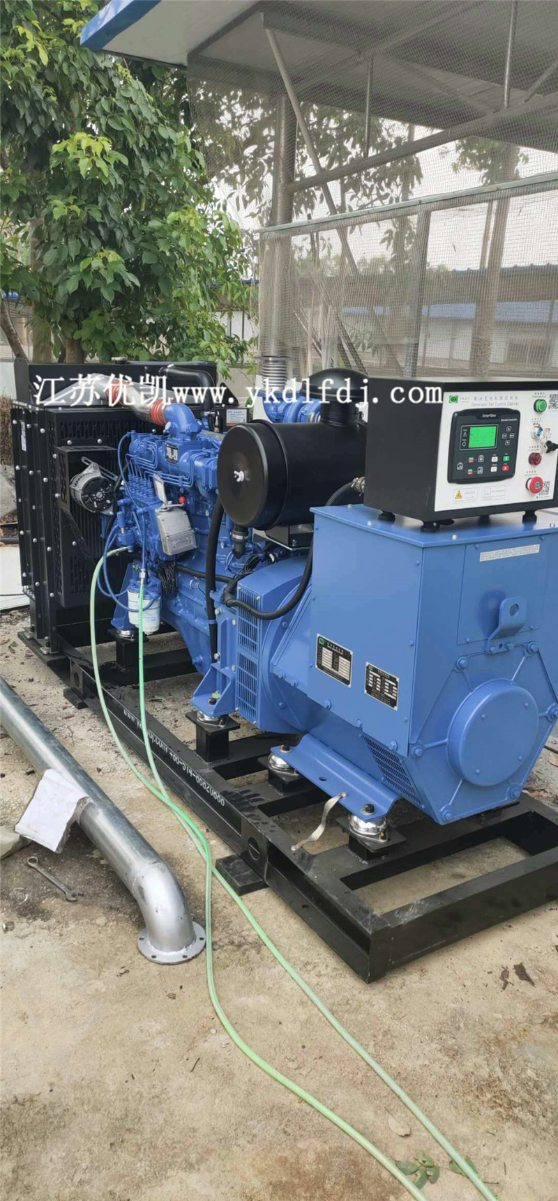 2020年10月13日，150KW玉柴發(fā)電機組交付廣西某養(yǎng)殖場使用