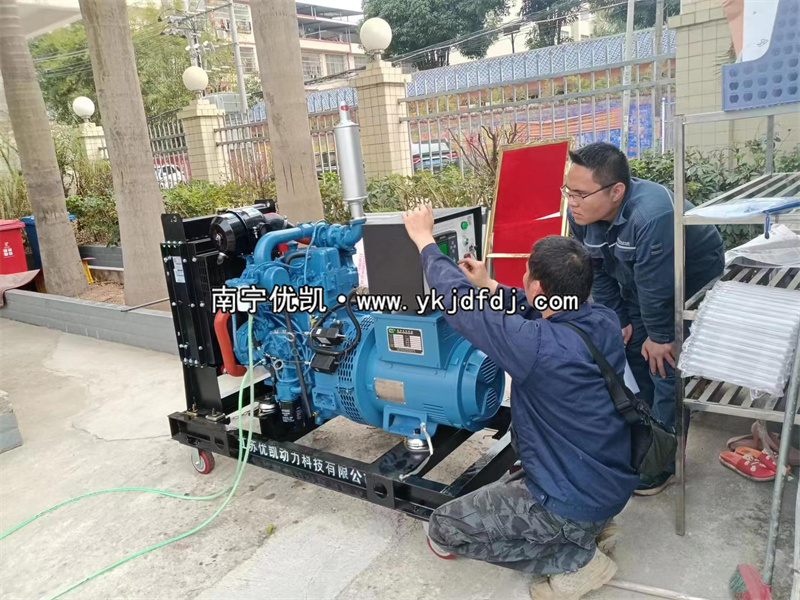 2023年3月21日，防城港上思縣20kw玉柴發(fā)電機(jī)組到貨現(xiàn)場(chǎng)