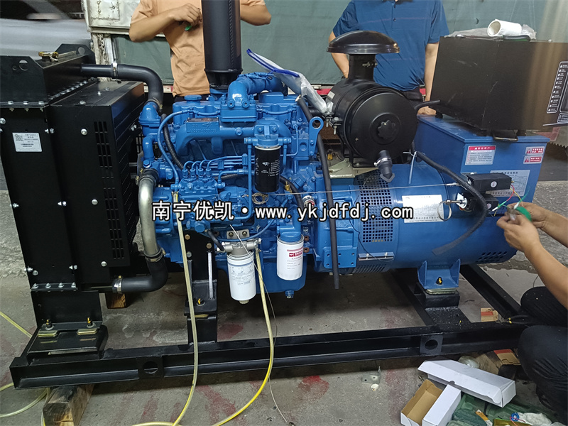 2023年5月23日，客戶到店自提一臺(tái)50kw玉柴柴油發(fā)電機(jī)組