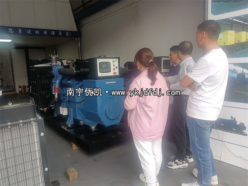 2024年3月18日，越南客戶(hù)到南寧店鋪學(xué)習(xí)柴油發(fā)電機(jī)組使用及相關(guān)知識(shí)
